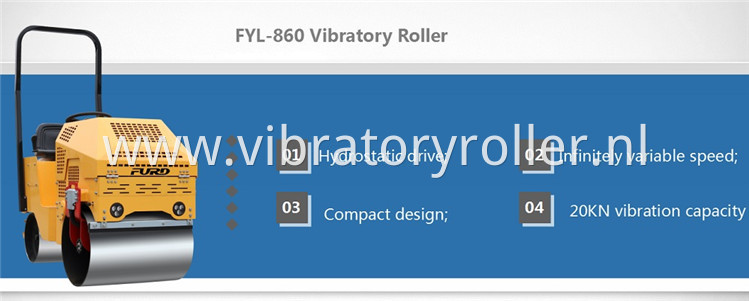 Double Drums Soil Compactor Roller